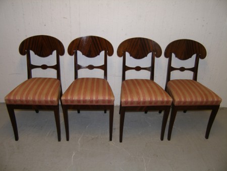 3919 - 4 x zidle biedermeier styl 1920  5 800 kc